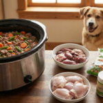 Slow Cooker Homemade Dog Food Recipe Ingredients 150x150